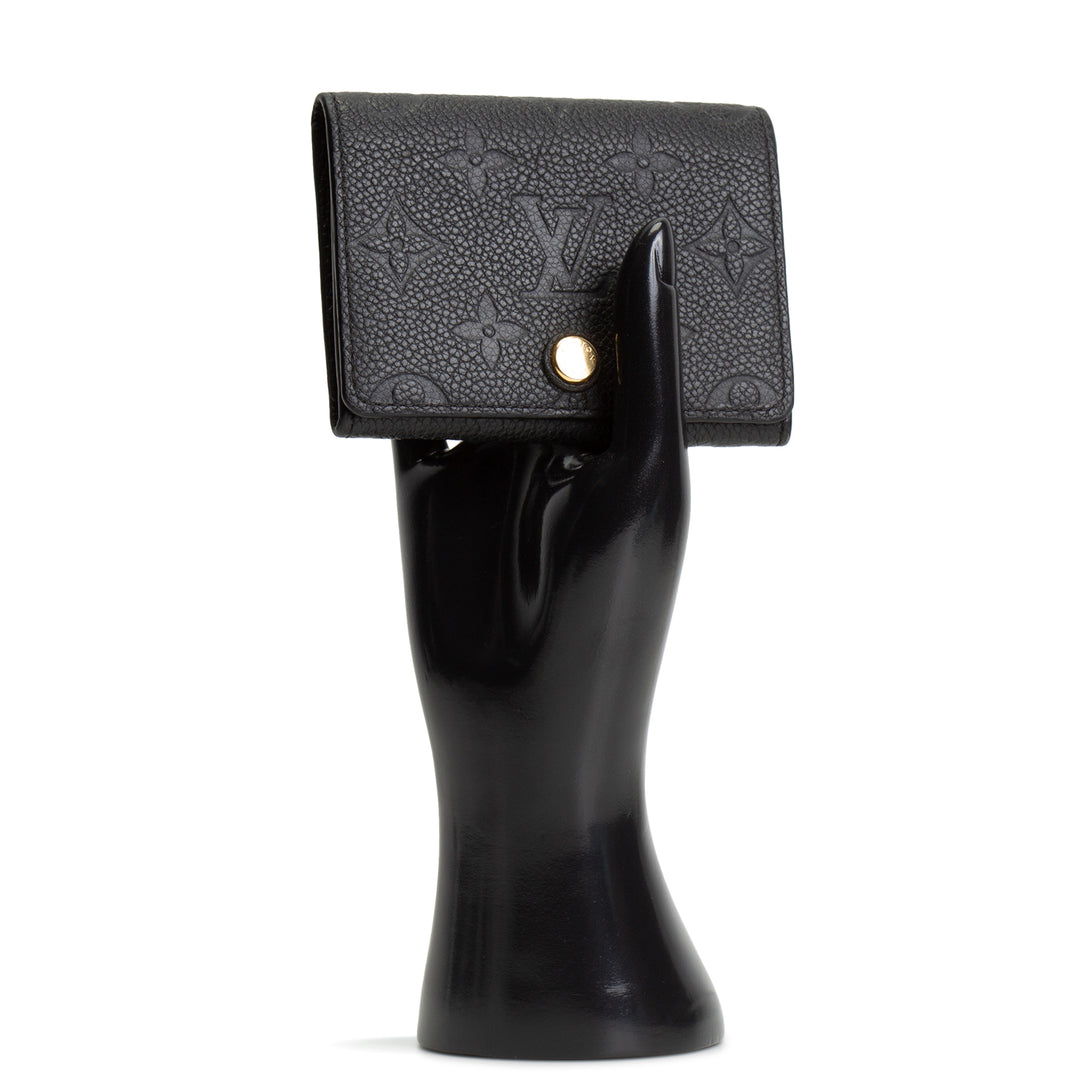 LOUIS VUITTON Empreinte Business Card Holder - Black