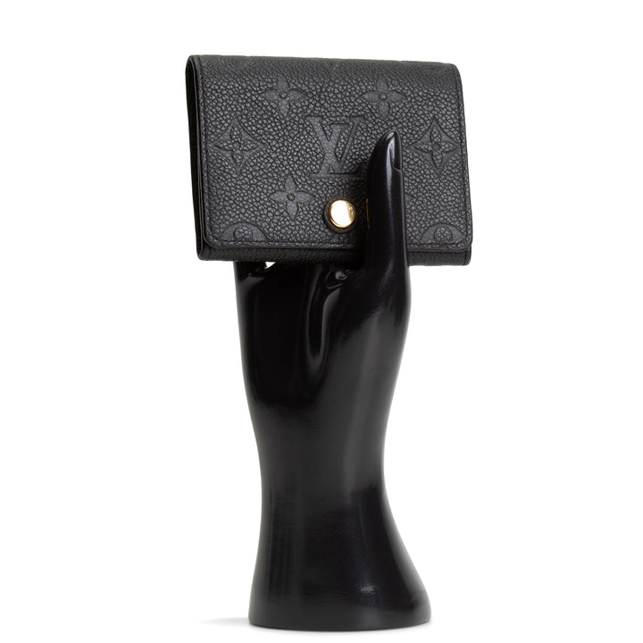 LOUIS VUITTON Empreinte Business Card Holder - Black