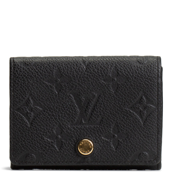 LOUIS VUITTON Empreinte Business Card Holder - Black