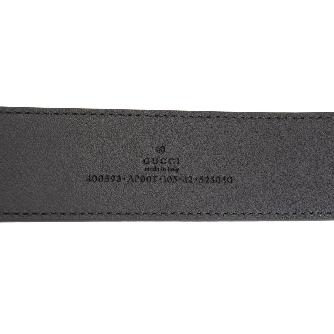 GUCCI GG Marmont Wide Belt - Black