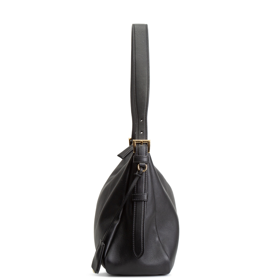 PRADA Large Aimee Shoulder Bag  - Black