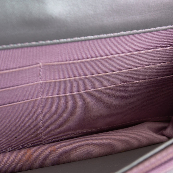 CHANEL 255 Reissue Iridescent Quilted Wallet on Chain