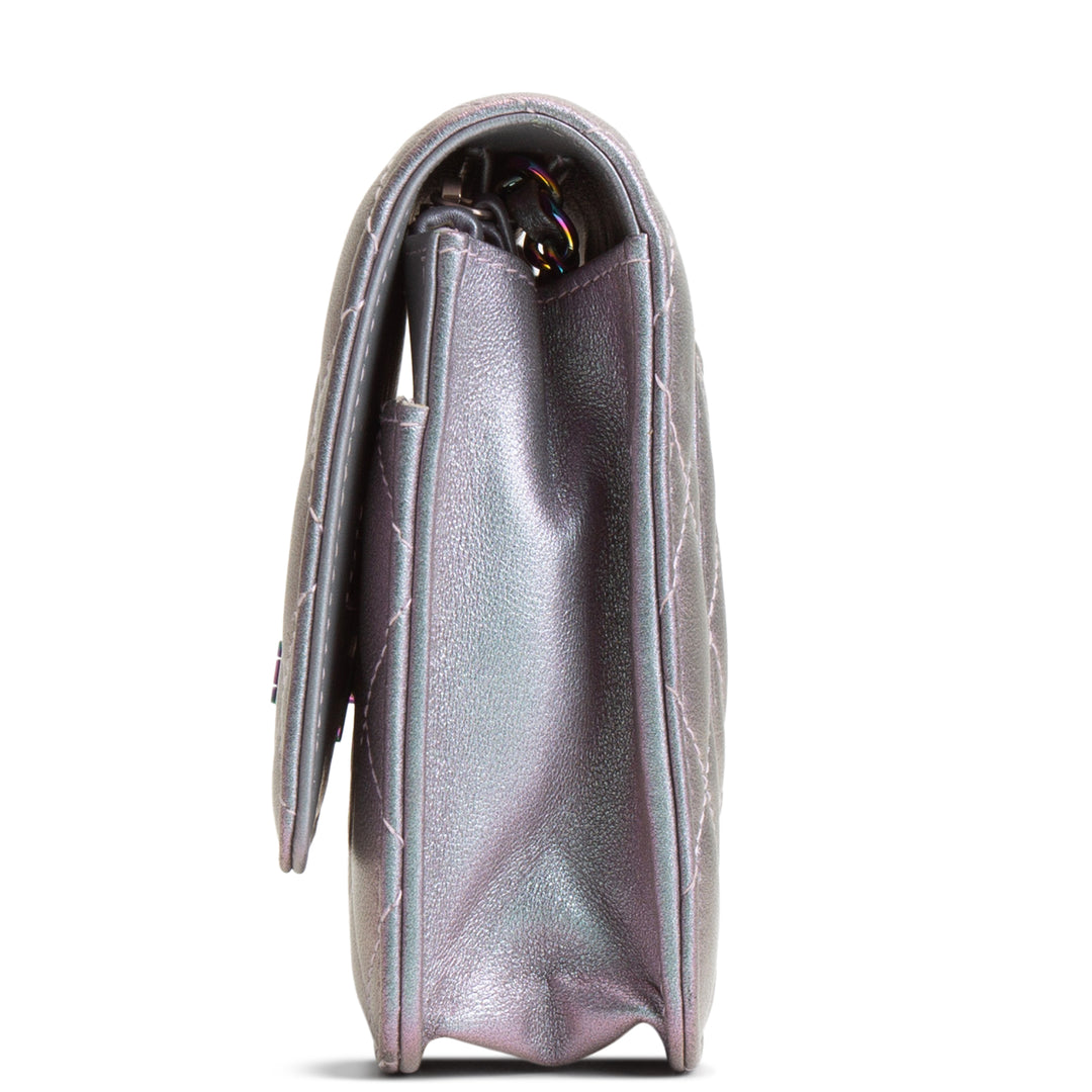 CHANEL 255 Reissue Iridescent Quilted Wallet on Chain