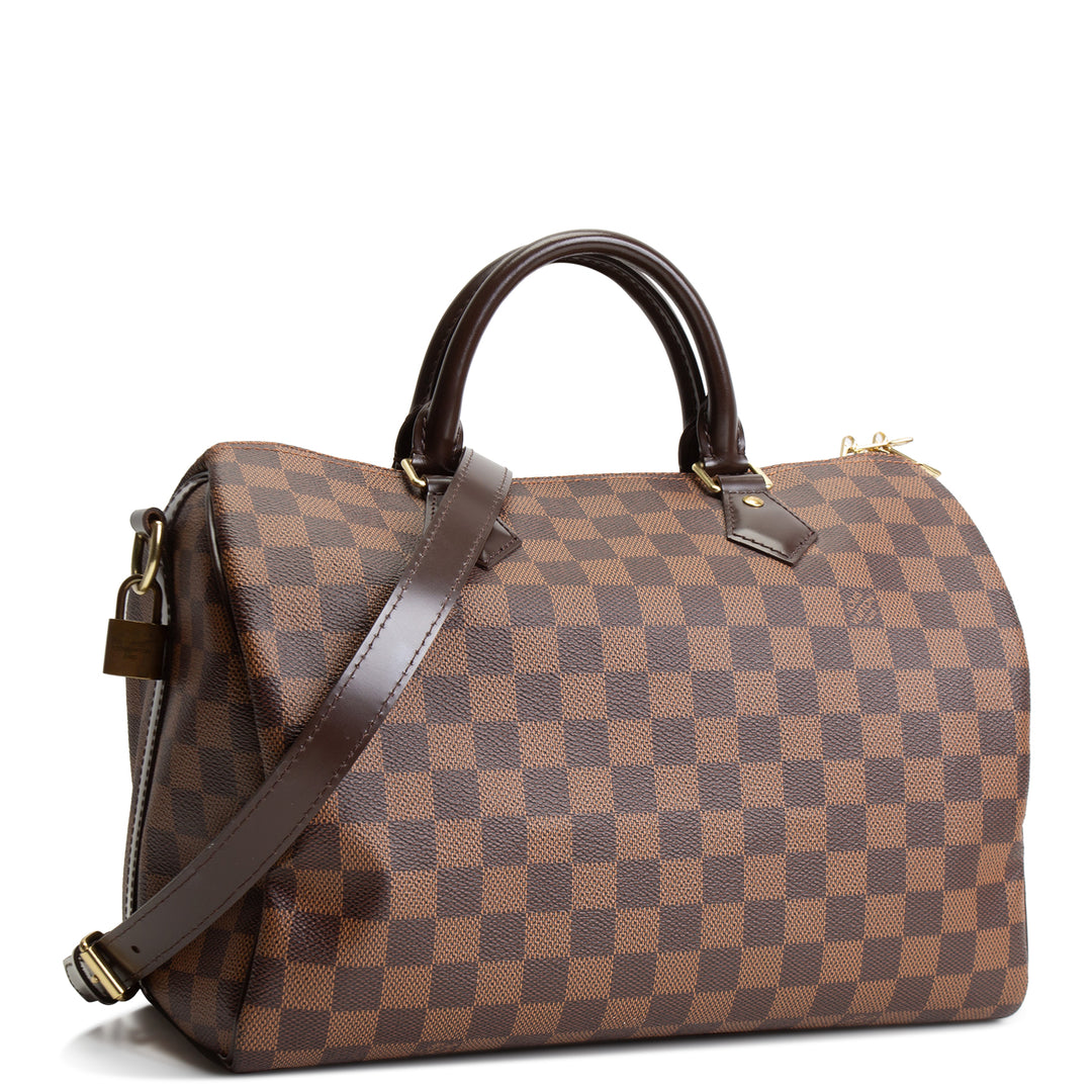 LOUIS VUITTON Damier Ebene Speedy Bandouliere 30