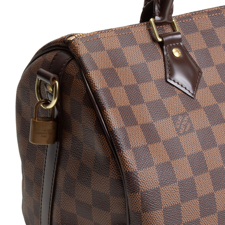 LOUIS VUITTON Damier Ebene Speedy Bandouliere 30