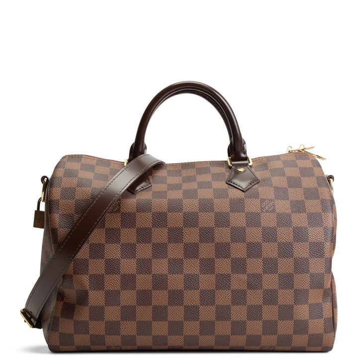 LOUIS VUITTON Damier Ebene Speedy Bandouliere 30
