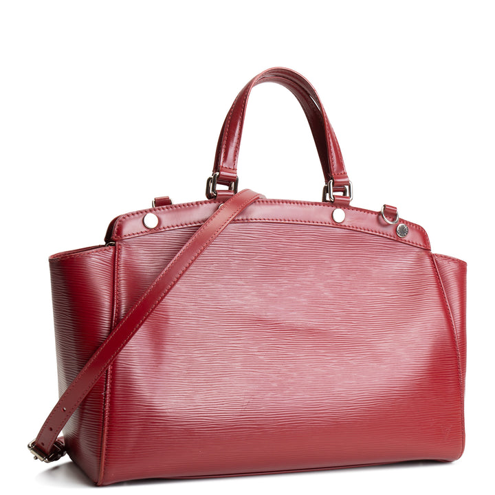 LOUIS VUITTON Epi Brea MM Shoulder Bag - Raspberry Red