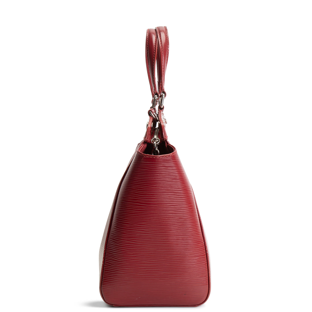 LOUIS VUITTON Epi Brea MM Shoulder Bag - Raspberry Red