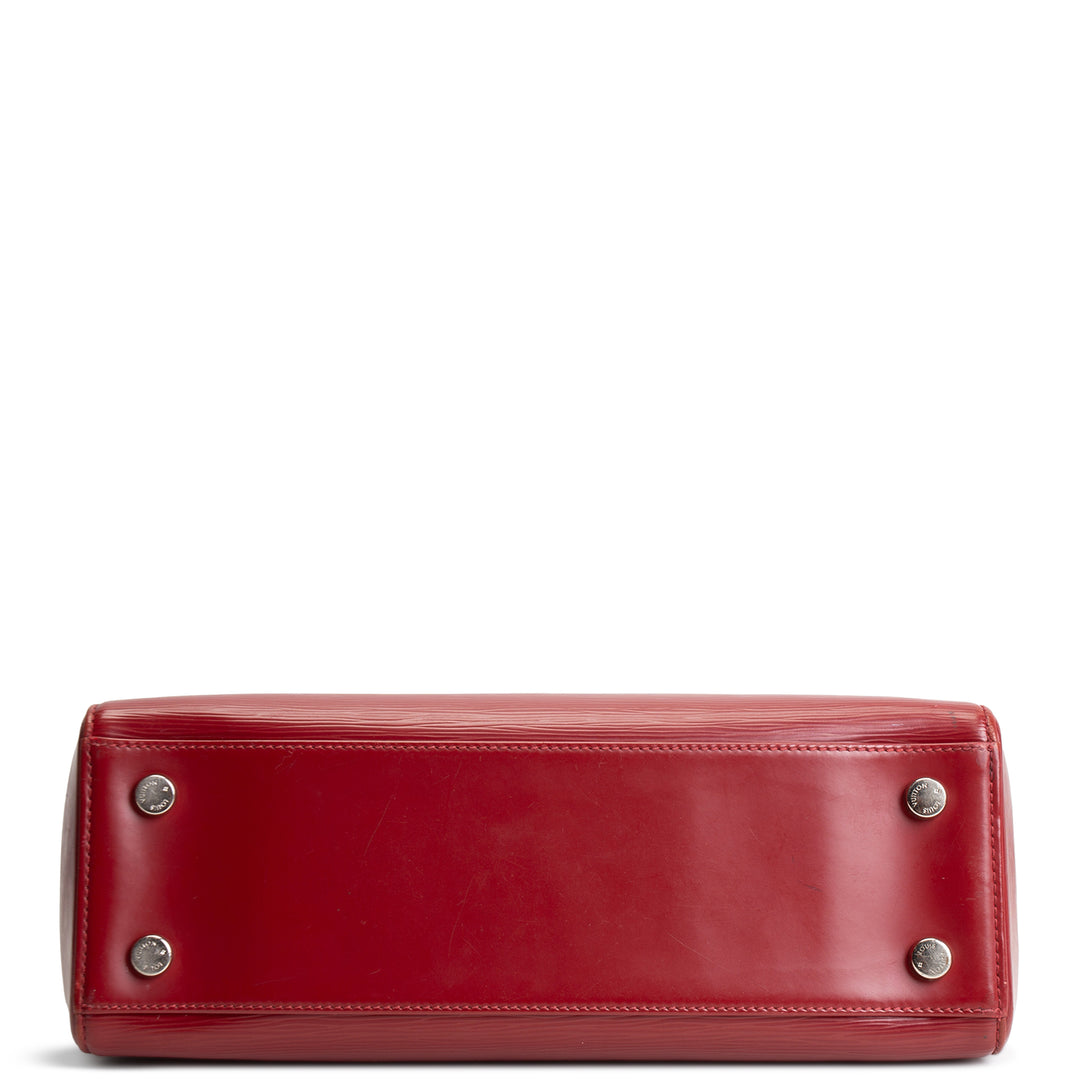 LOUIS VUITTON Epi Brea MM Shoulder Bag - Raspberry Red