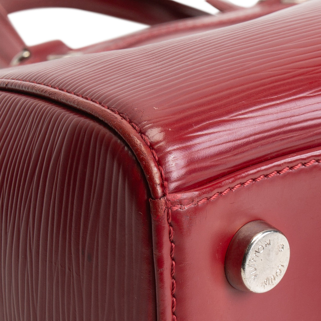 LOUIS VUITTON Epi Brea MM Shoulder Bag - Raspberry Red