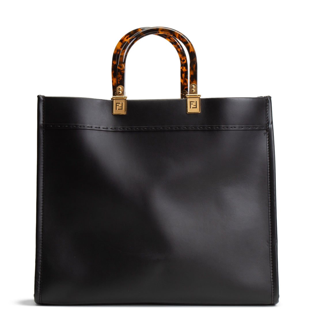 FENDI Medium Sunshine Tote - Black