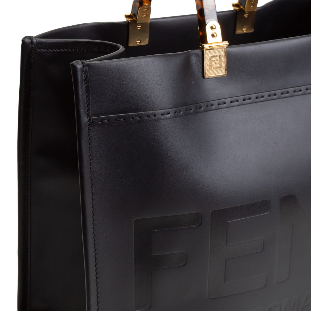 FENDI Medium Sunshine Tote - Black