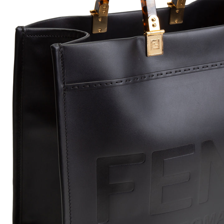 FENDI Medium Sunshine Tote - Black