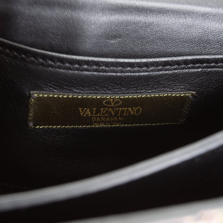VALENTINO Camu Butterfly Vava Voom Chain Clutch Bag