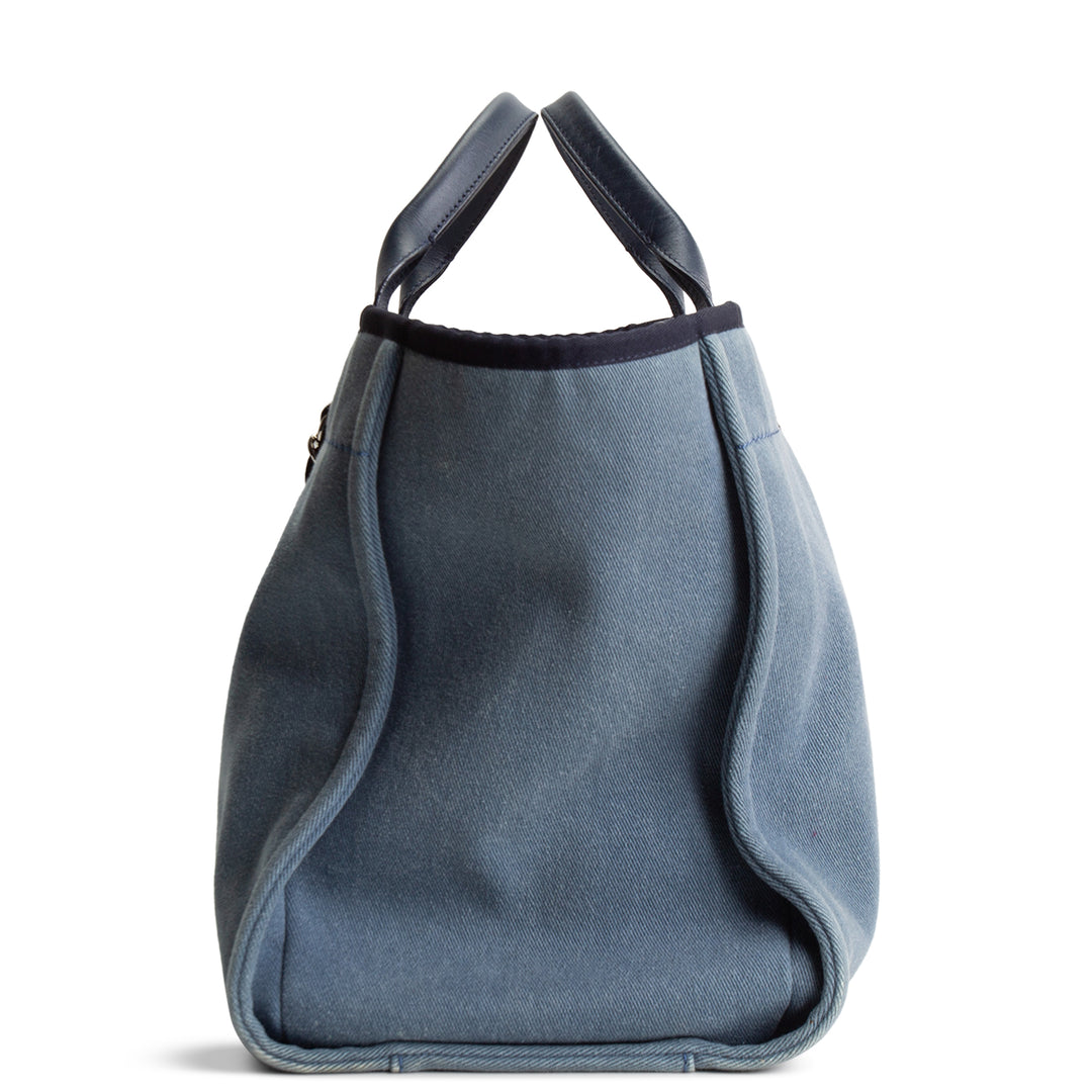 CHANEL Large Denim Deauville - Blue