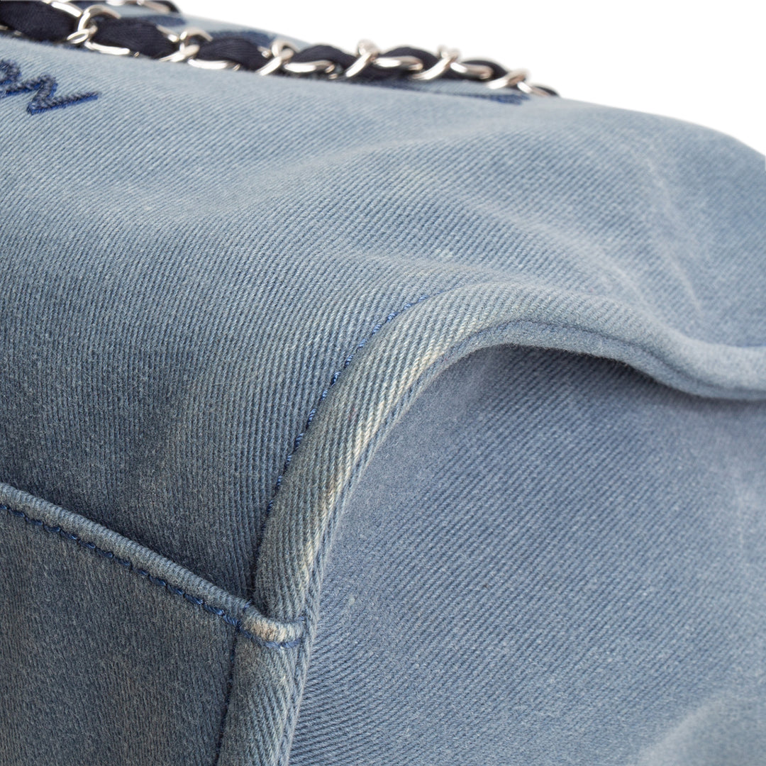 CHANEL Large Denim Deauville - Blue