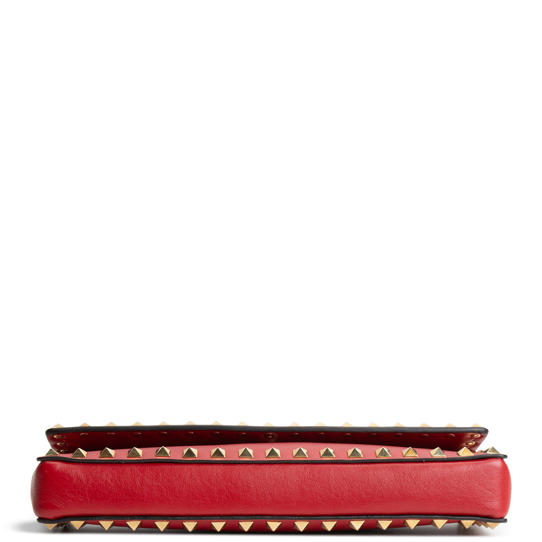 VALENTINO Bracelet Rockstud Clutch - Red