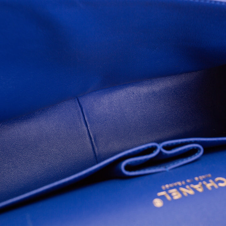 CHANEL Jumbo Double Flap Blue