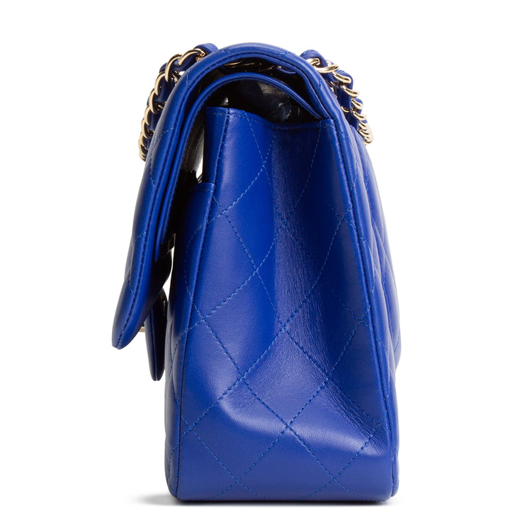 CHANEL Jumbo Double Flap Blue