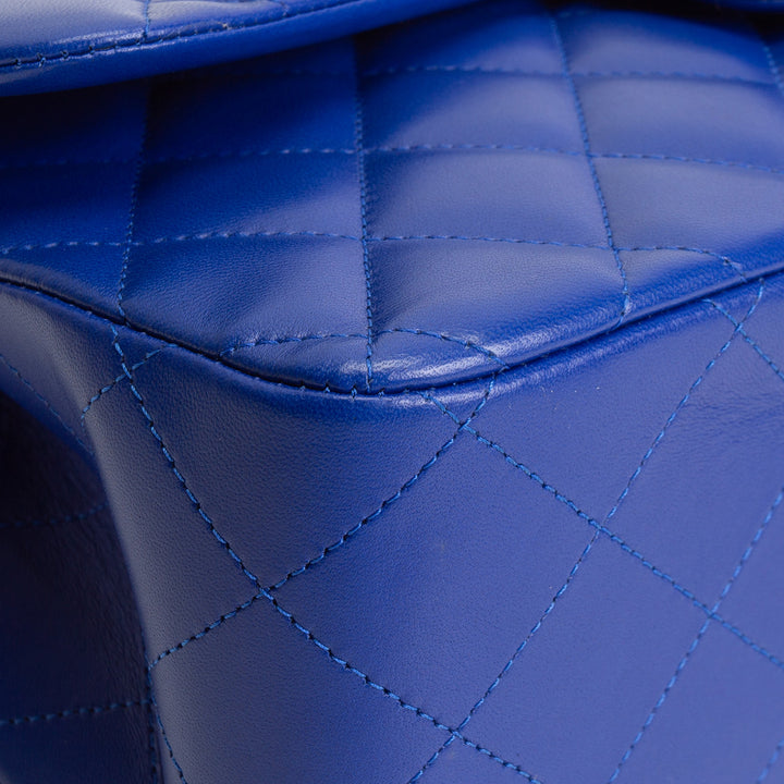 CHANEL Jumbo Double Flap Blue