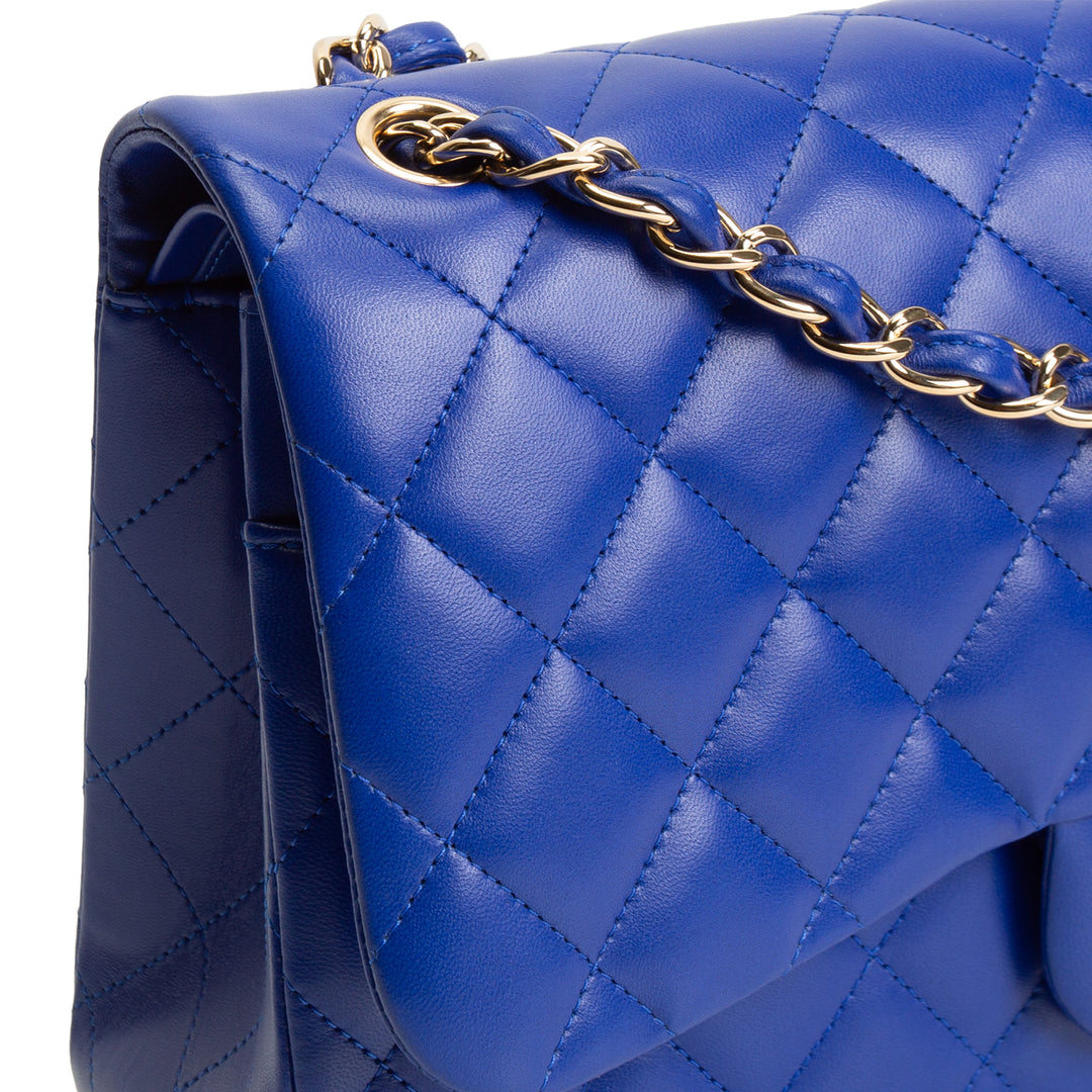 CHANEL Jumbo Double Flap Blue
