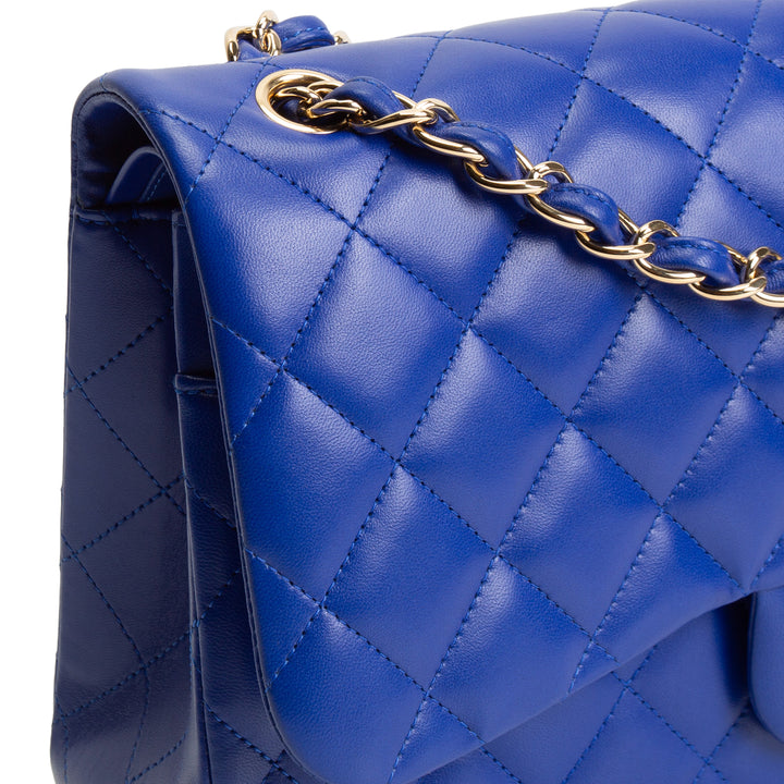 CHANEL Jumbo Double Flap Blue