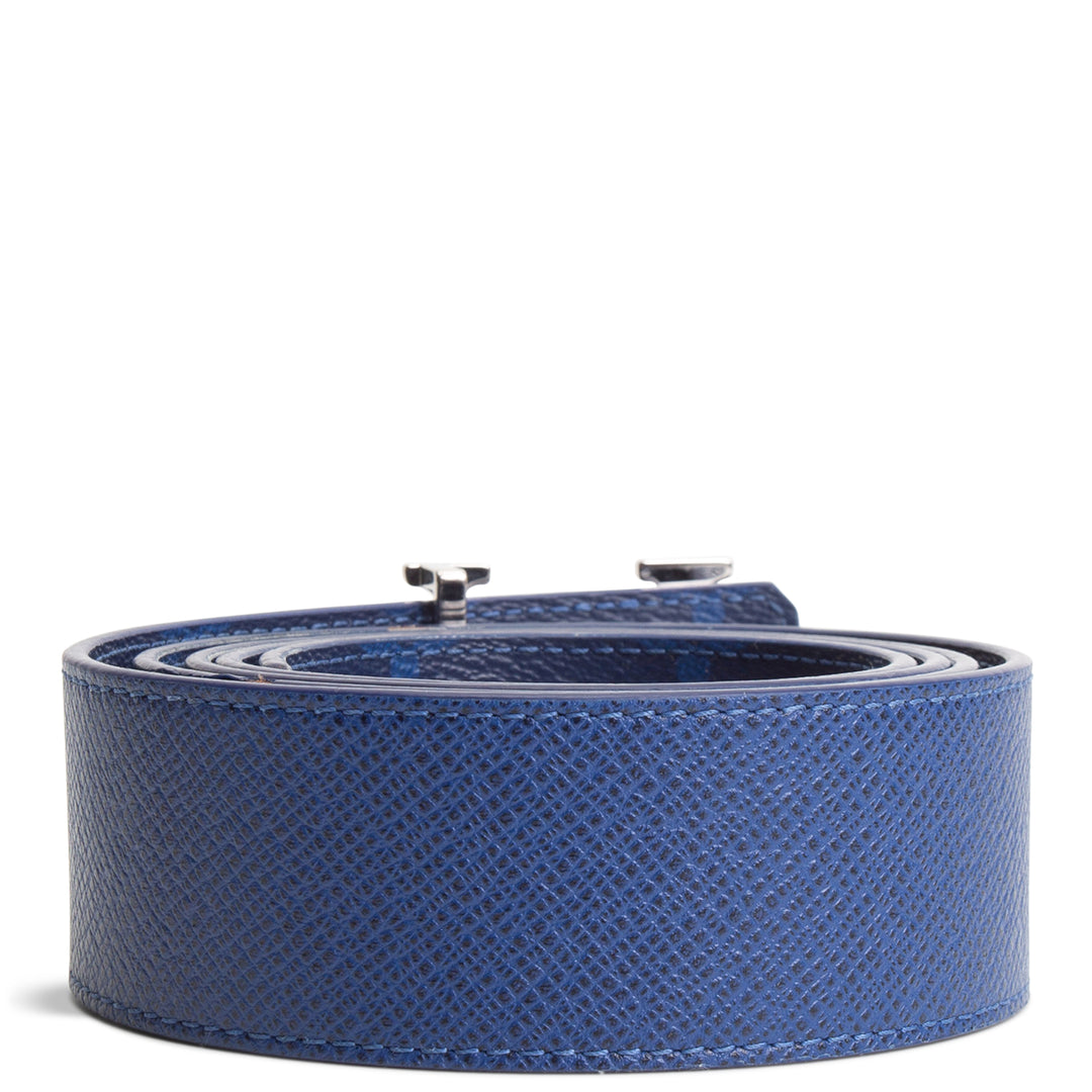 LOUIS VUITTON Taigarama Initials Reversible Belt - Blue OUTLET FINAL SALE