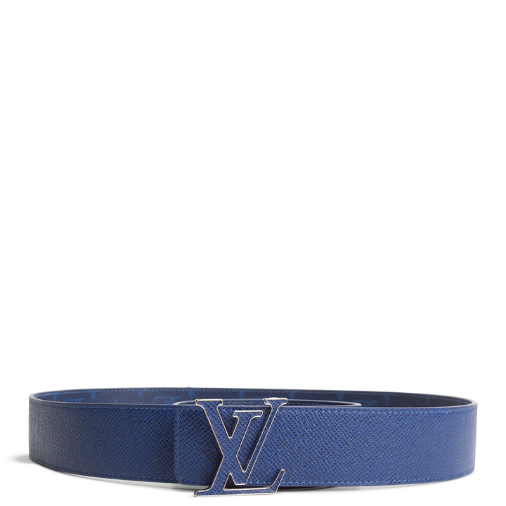 LOUIS VUITTON Taigarama Initials Reversible Belt - Blue OUTLET FINAL SALE