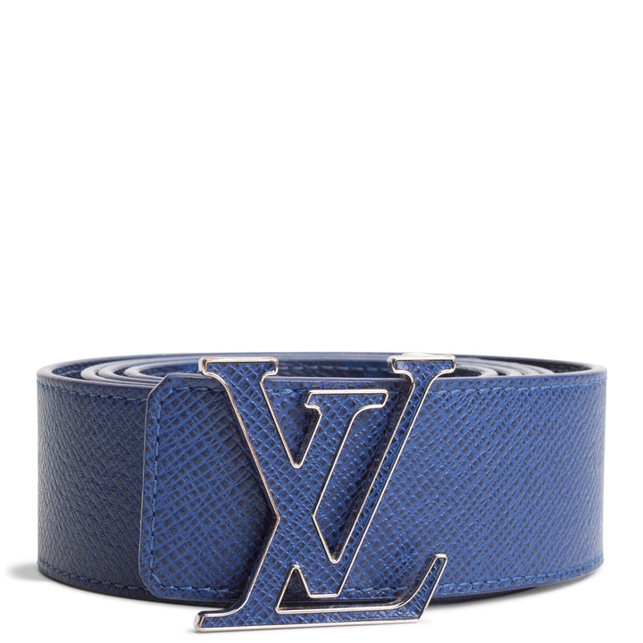 LOUIS VUITTON Taigarama Initials Reversible Belt - Blue OUTLET FINAL SALE