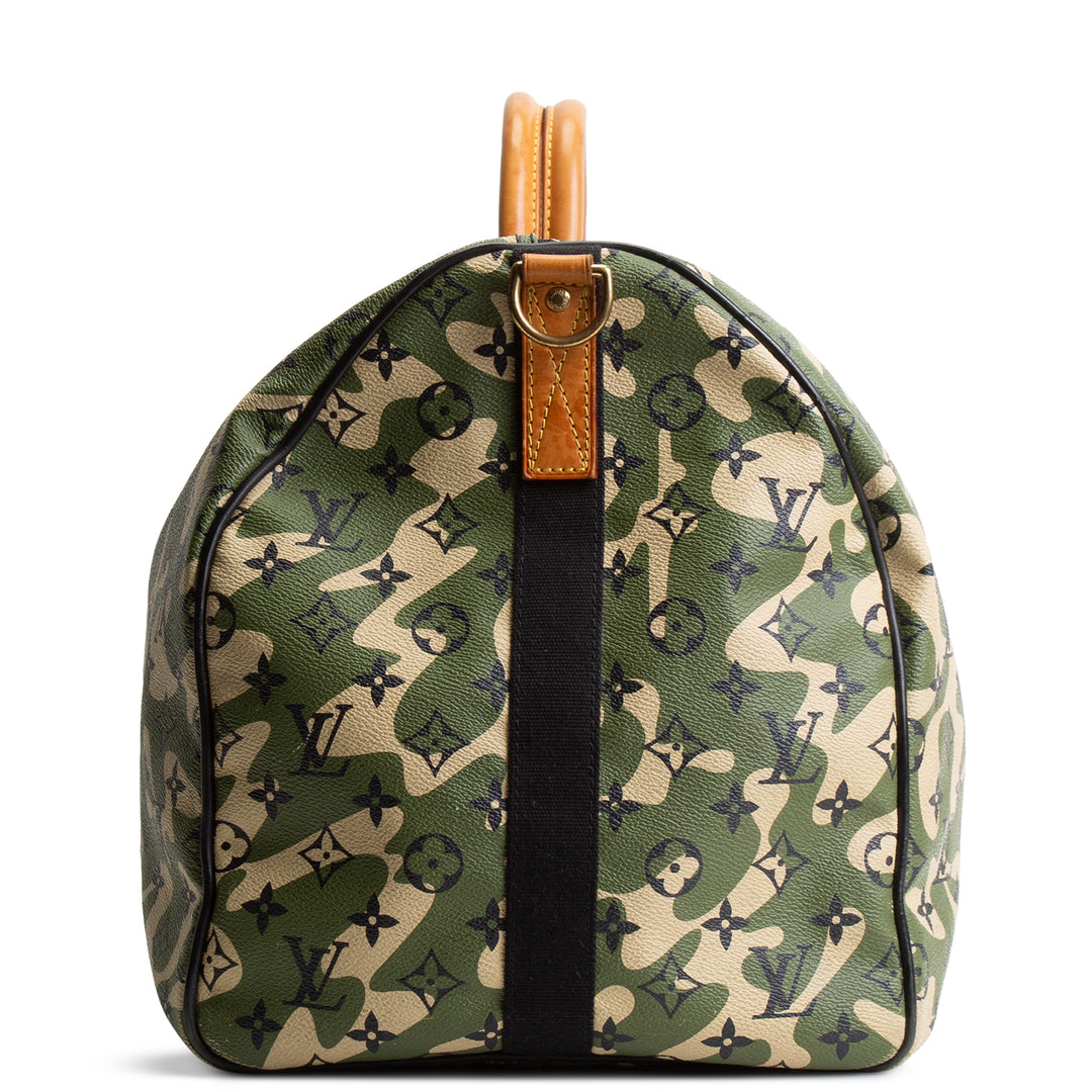 LOUIS VUITTON Monogramouflage Keepall Bandouliere 55