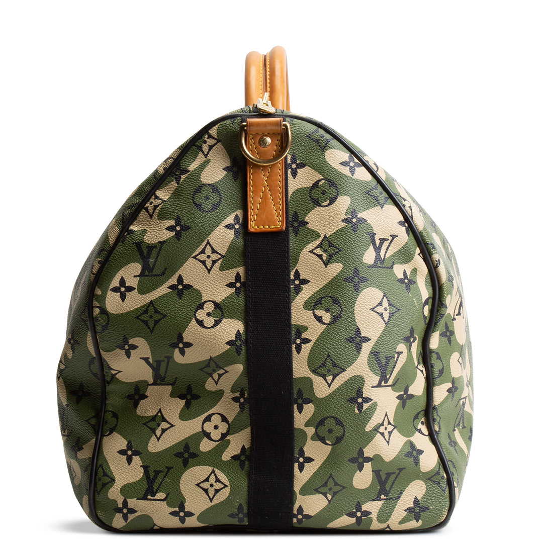 LOUIS VUITTON Monogramouflage Keepall Bandouliere 55