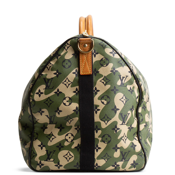 LOUIS VUITTON Monogramouflage Keepall Bandouliere 55