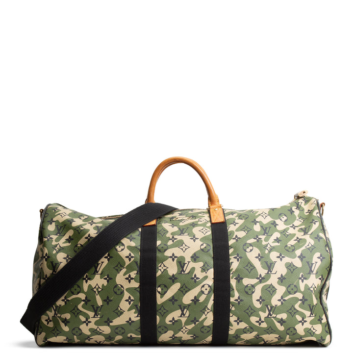 LOUIS VUITTON Monogramouflage Keepall Bandouliere 55
