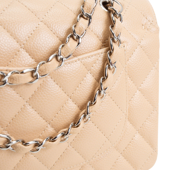 CHANEL Classic Caviar Double Flap Small - Nude
