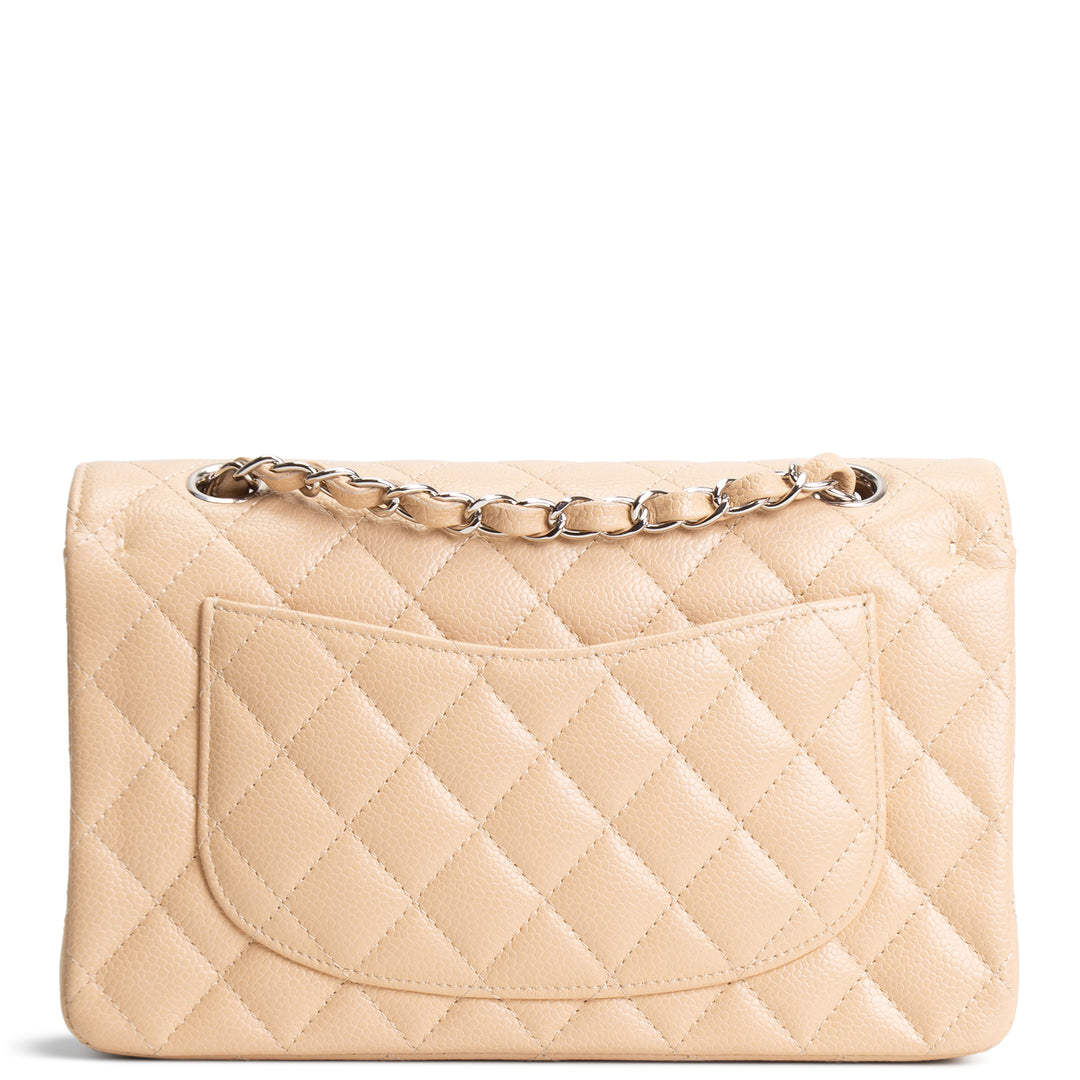 CHANEL Classic Caviar Double Flap Small - Nude