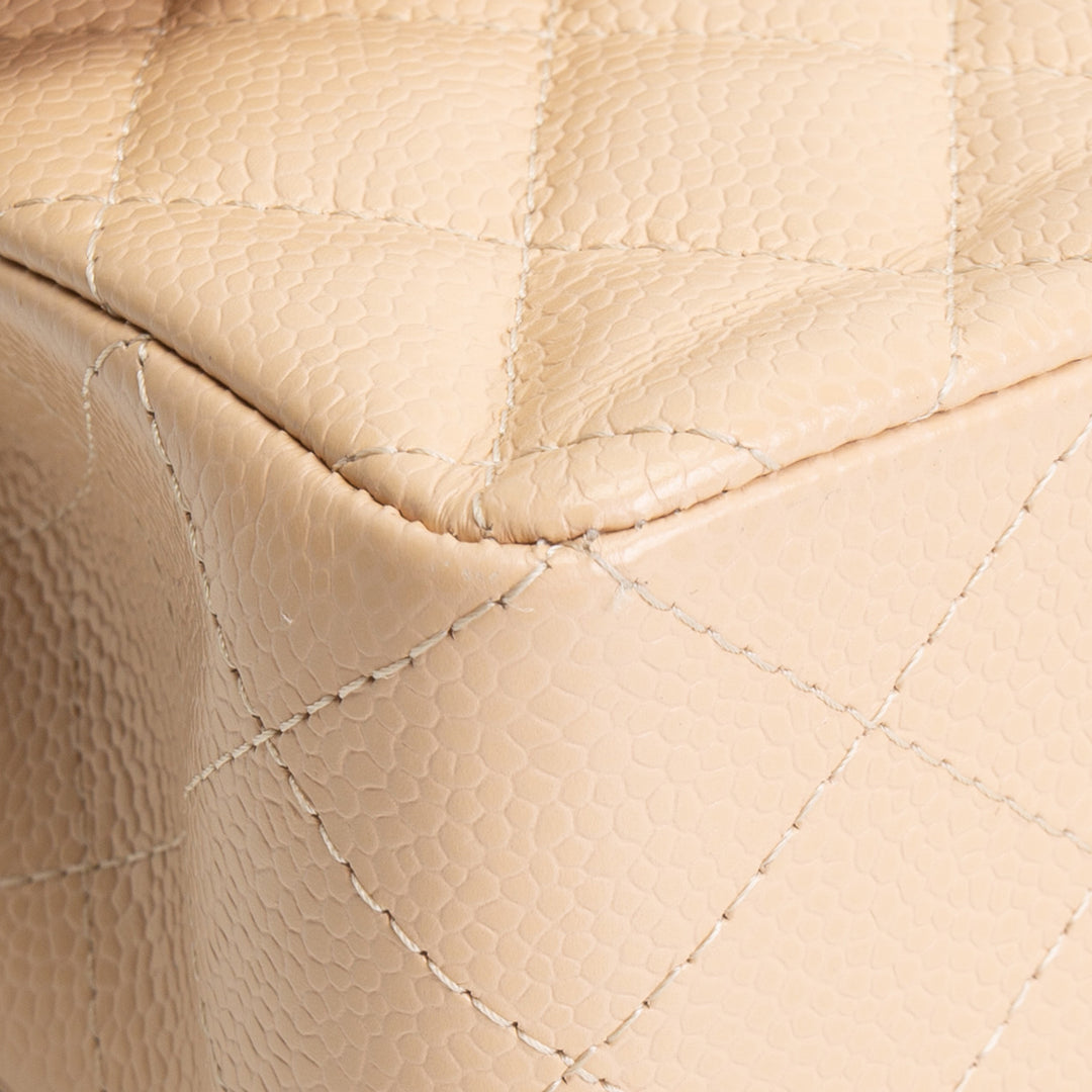 CHANEL Classic Caviar Double Flap Small - Nude