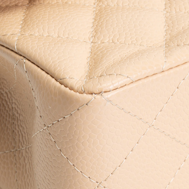 CHANEL Classic Caviar Double Flap Small - Nude