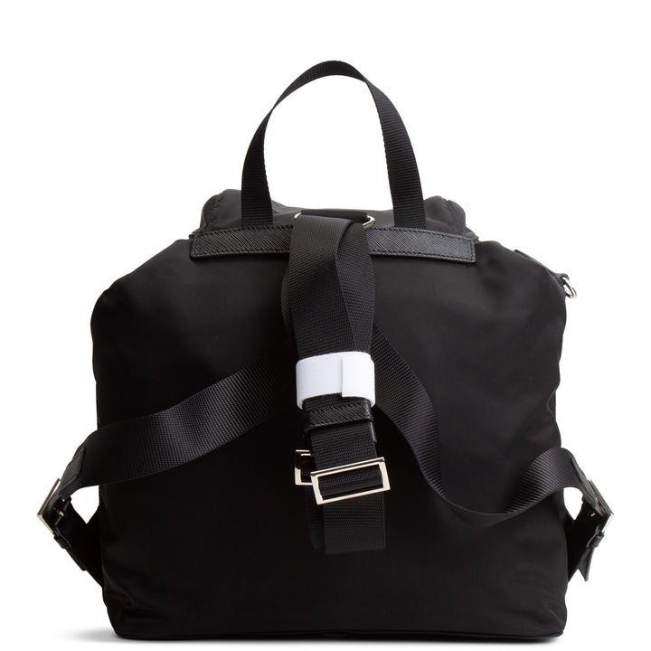 PRADA Medium Re-Nylon Backpack w/ Pouch - Black