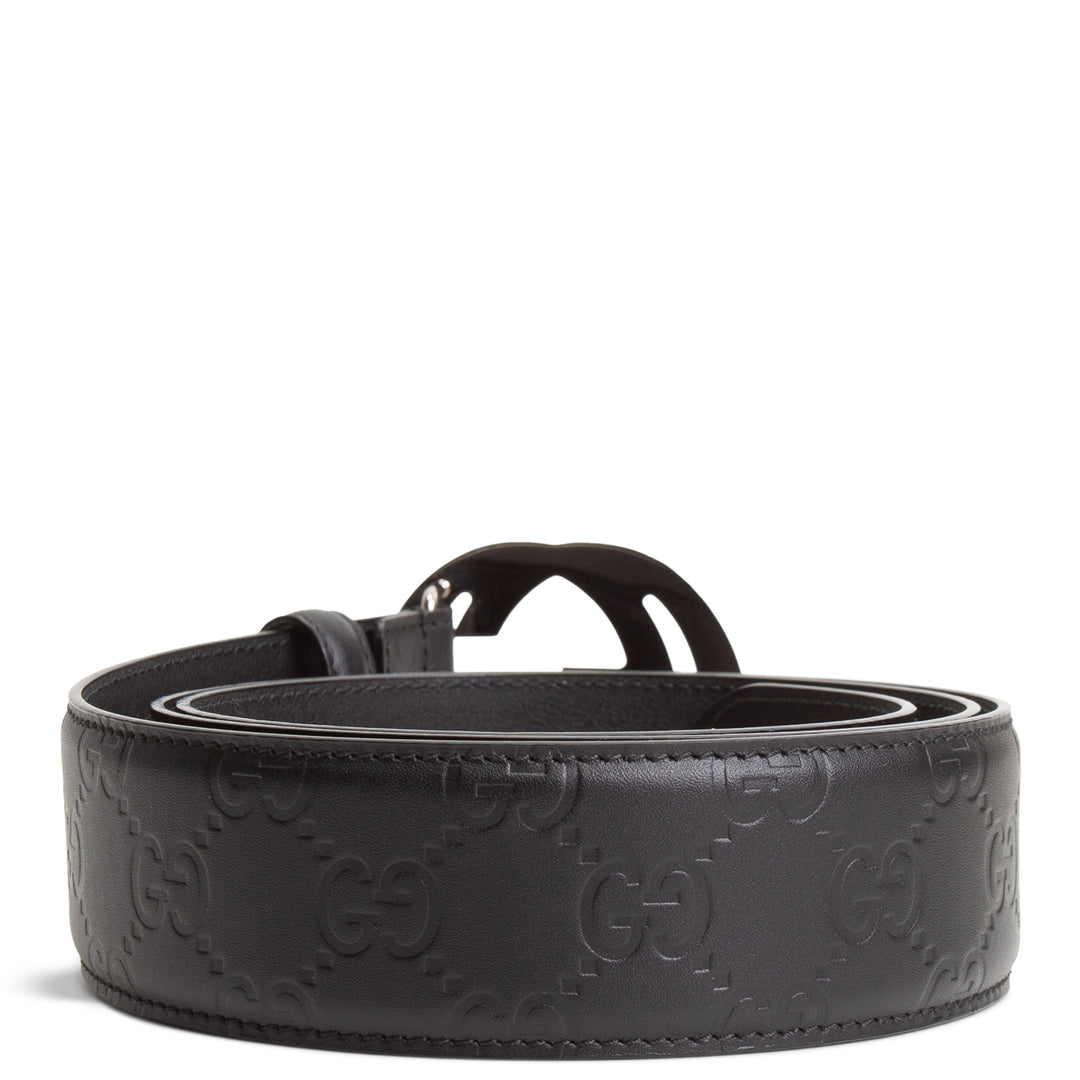 GUCCI Interlocking G Signature Belt - Microguccissima