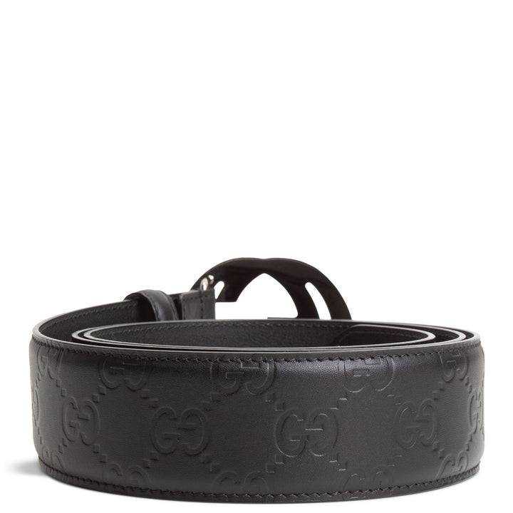 GUCCI Interlocking G Signature Belt - Microguccissima