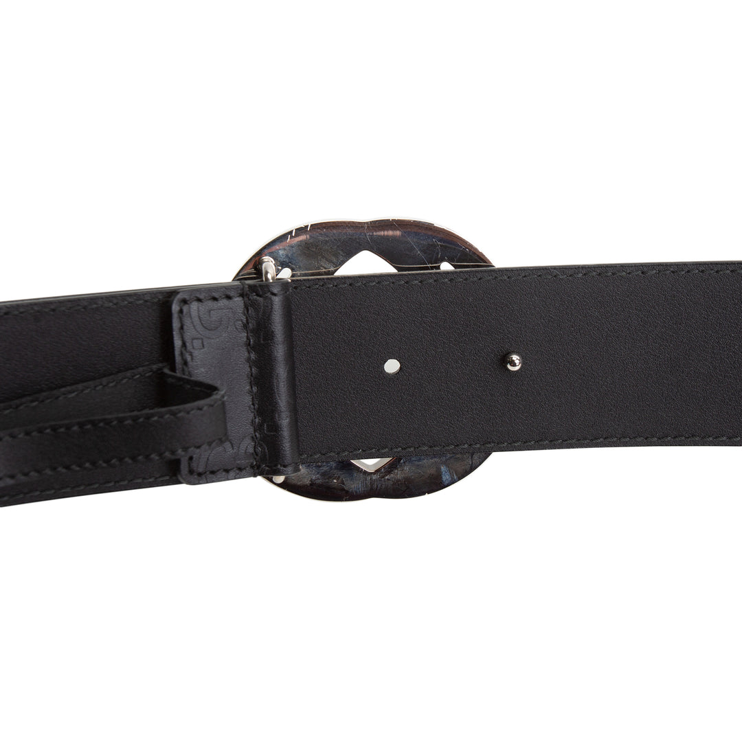 GUCCI Interlocking G Signature Belt - Microguccissima
