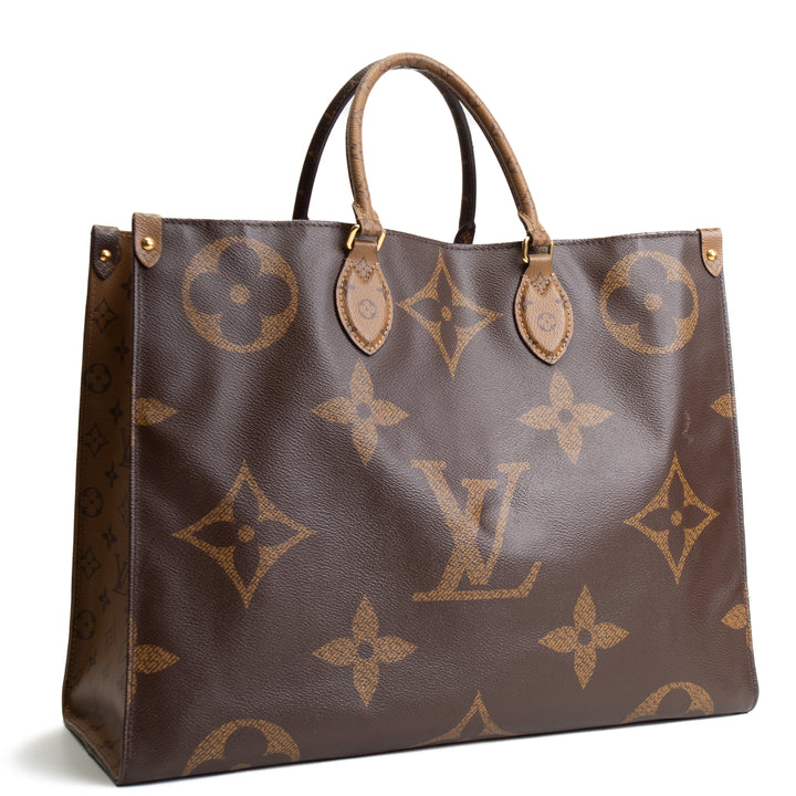 LOUIS VUITTON Reverse Monogram OntheGo GM