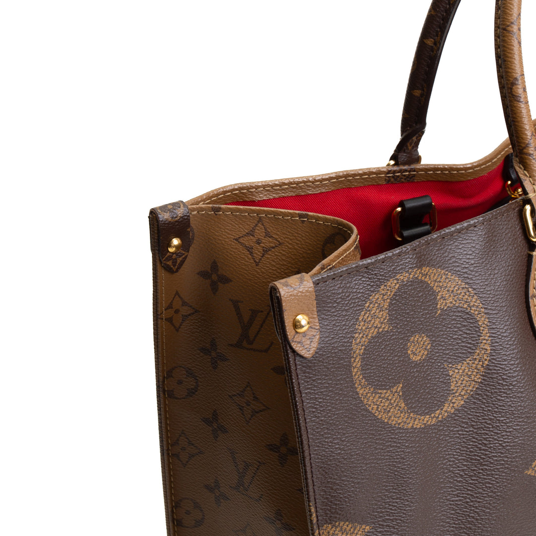 LOUIS VUITTON Reverse Monogram OntheGo GM