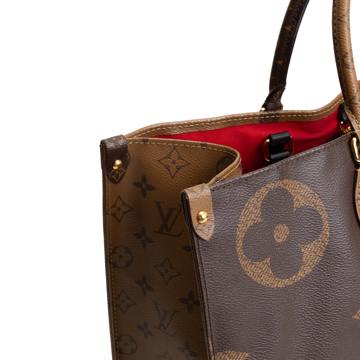 LOUIS VUITTON Reverse Monogram OntheGo GM