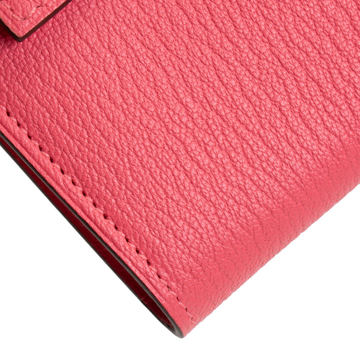 HERMES Kelly Wallet Mysore Goatskin - Rose Lipstick