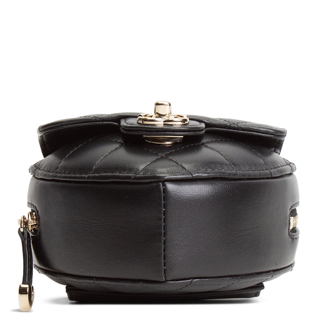 CHANEL Mini CC In Love Heart Belt Bag - Quilted Lambskin