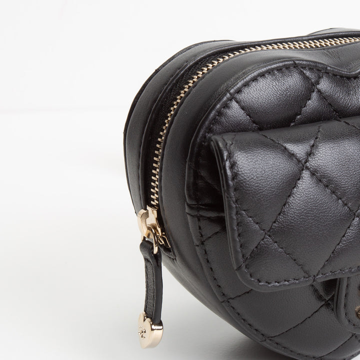 CHANEL Mini CC In Love Heart Belt Bag - Quilted Lambskin