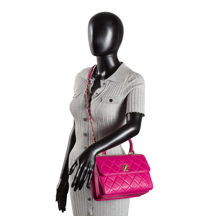 CHANEL Trendy CC Top Handle - Fuchsia