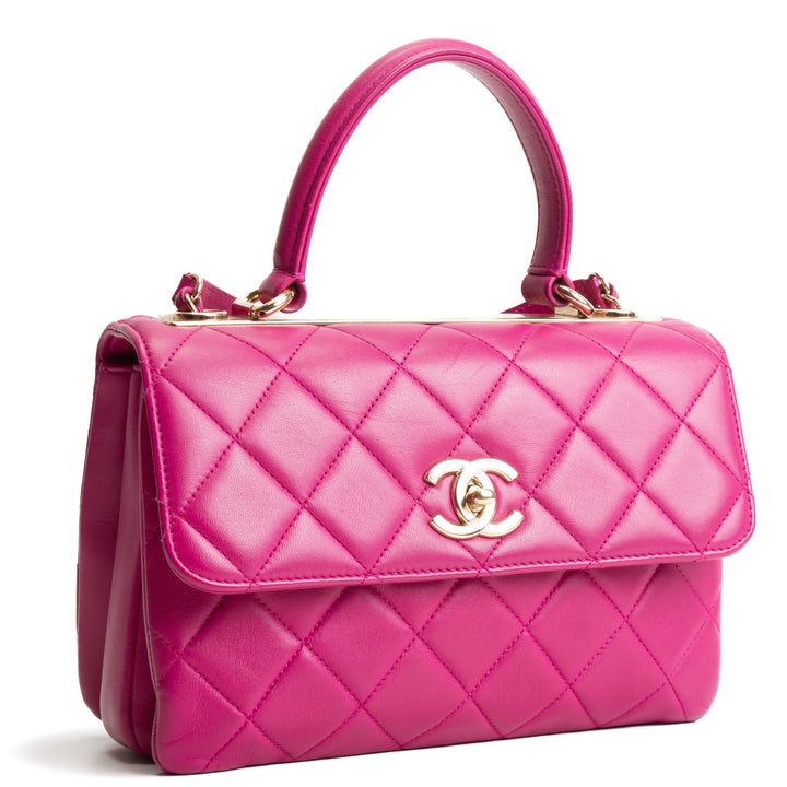 CHANEL Trendy CC Top Handle - Fuchsia