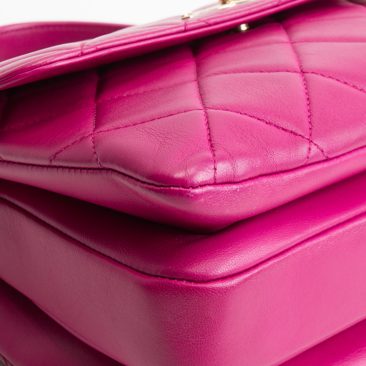 CHANEL Trendy CC Top Handle - Fuchsia